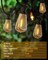 100FT LED Outdoor String Lights, 2700K LED Patio Lights with 50+2 Shatterproof Vintage Bulbs, Hanging String Lights Waterproof Outside for Porch, Backyard, Garden, Gazebo